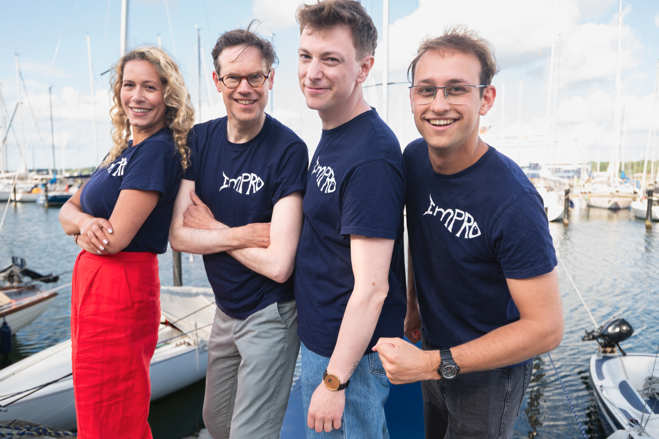 Improsprotten Gruppenbild Sportboothafen Kiel